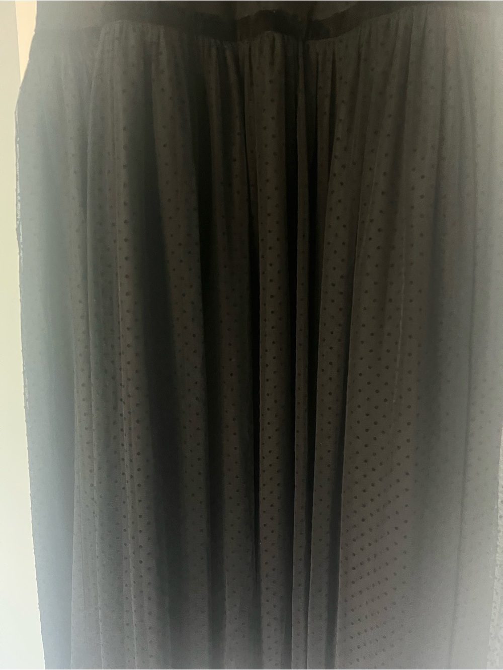 Draper James Belle Meade Black Dress In Tulle Dress With Pleated Skirt-Worn Once View 4